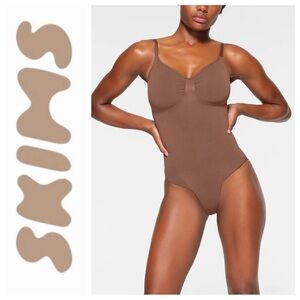 SKIMS Seamless Sculpt Brief Bodysuit MEDIUM JASPER